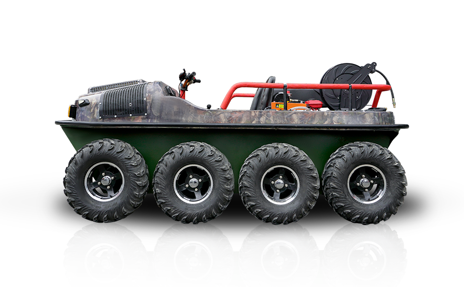 V-twin 8X8 ATV Waterwheel vehicles
