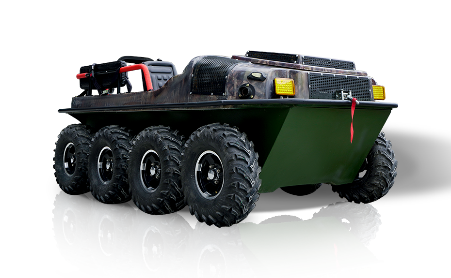 V-twin 8X8 ATV Waterwheel vehicles
