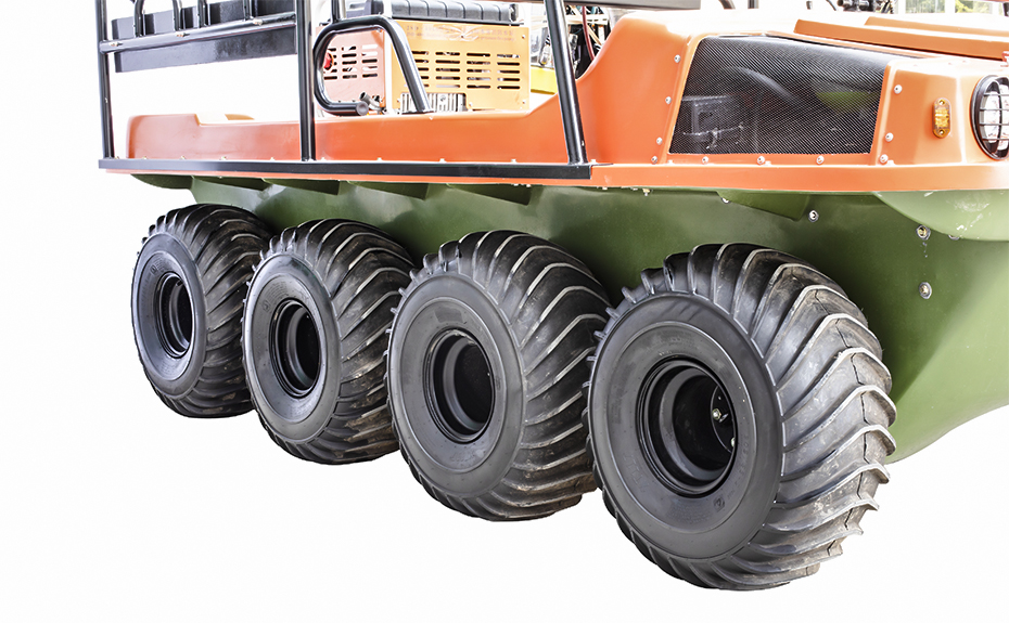 V-twin 8X8 ATV Waterwheel vehicles