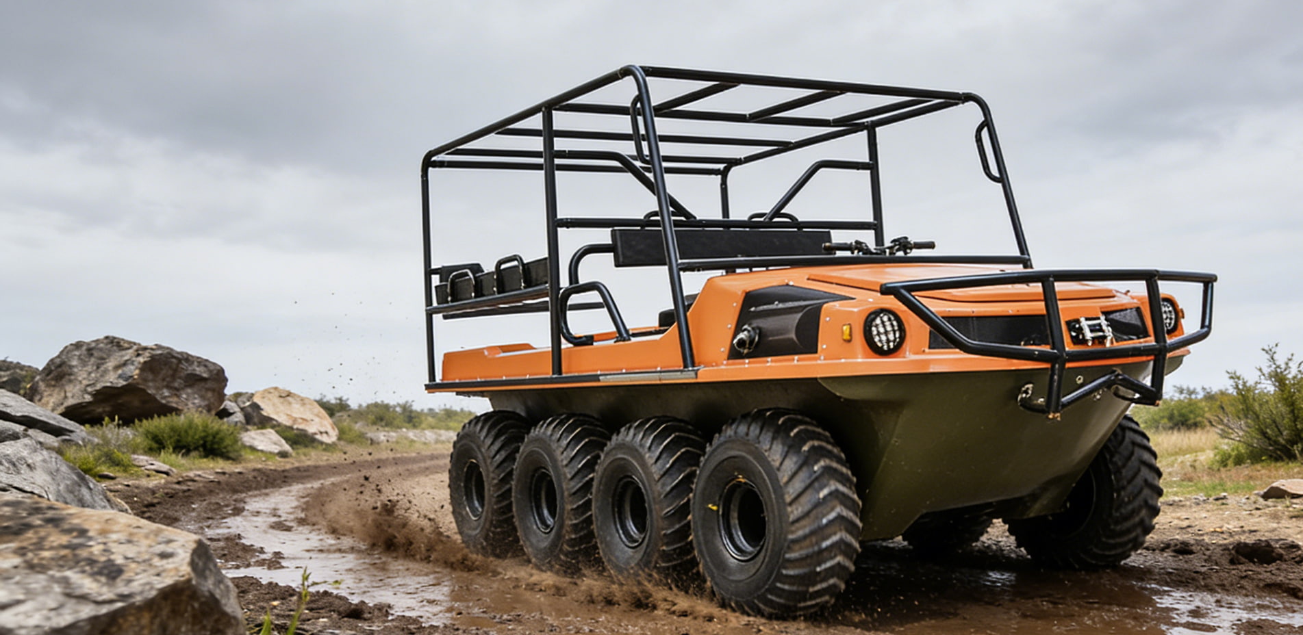 8X8 Amphibious All Terrain Vehicle 