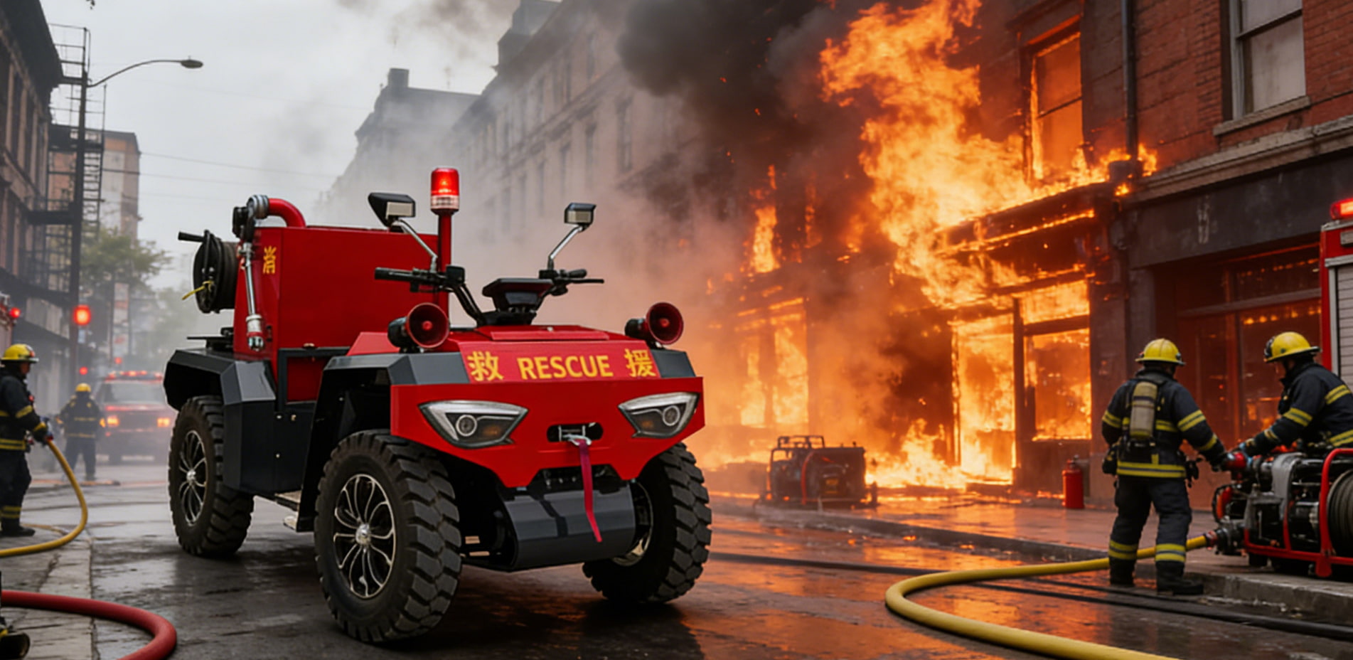 Firefighting Motorcycle