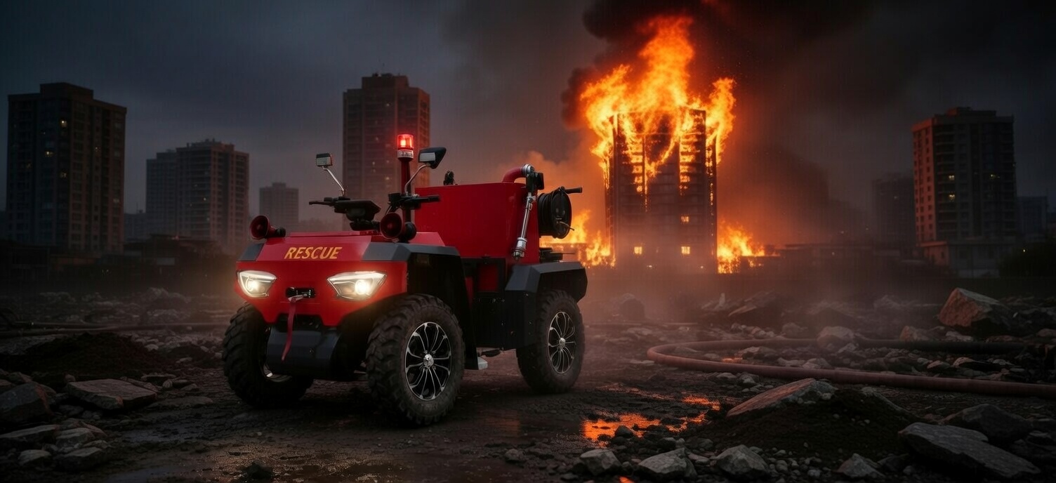 Firefighting Motorcycle Haishida