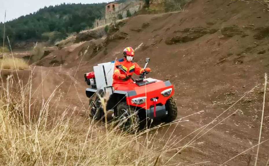 Firefighting Motorcycle Off-Road Emergency Response Vehicle